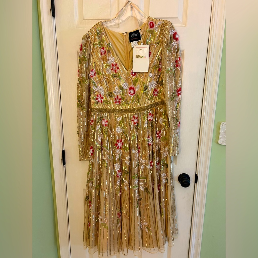 Gorgeous Sequined Mac Duggal dress. Brand new. Never worn.